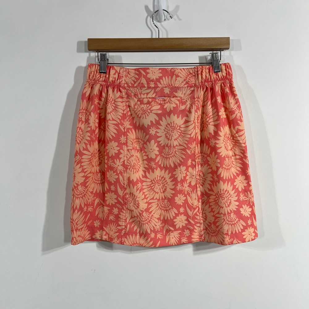 RipSkirt Hawaii Boho Surfer Wrap Skirt Peach Sunflower Small Vibrant Beachy - Picture 4 of 11